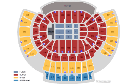 The Philips Arena Seating Chart