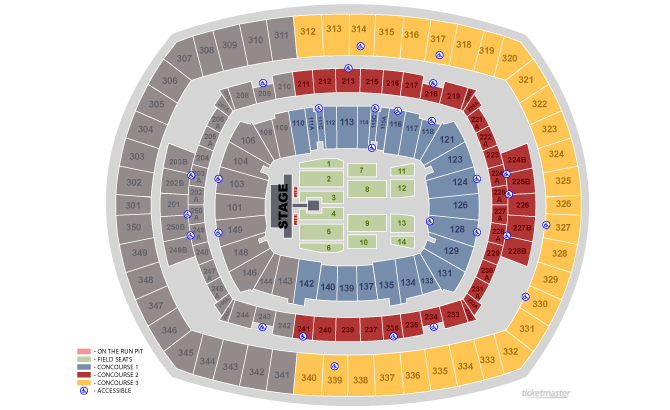 Jay Z United Center Seating Chart
