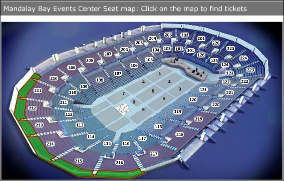 Mandalay Bay Event Center Las Vegas - Platinum VIP Tickets