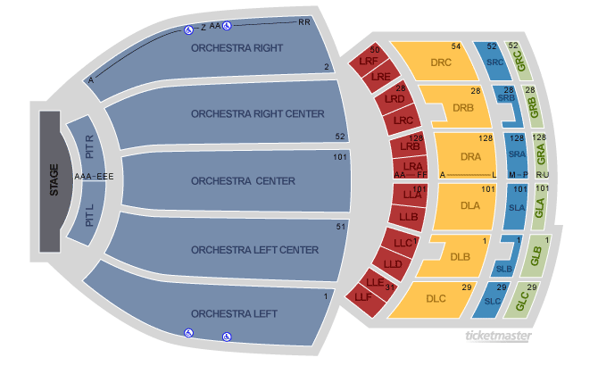 Foxtheatre Org Seating Chart